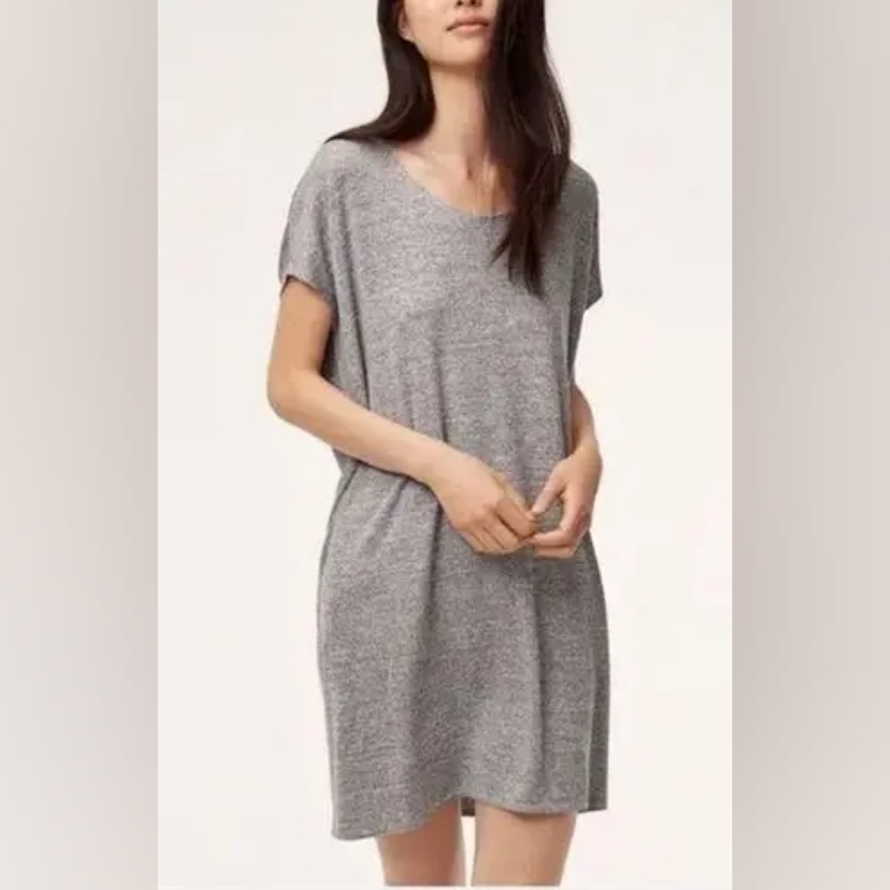 5 For $25✨️Aritzia Wilfred Free Grey T-Shirt Dress Fits Extra Small- Medium